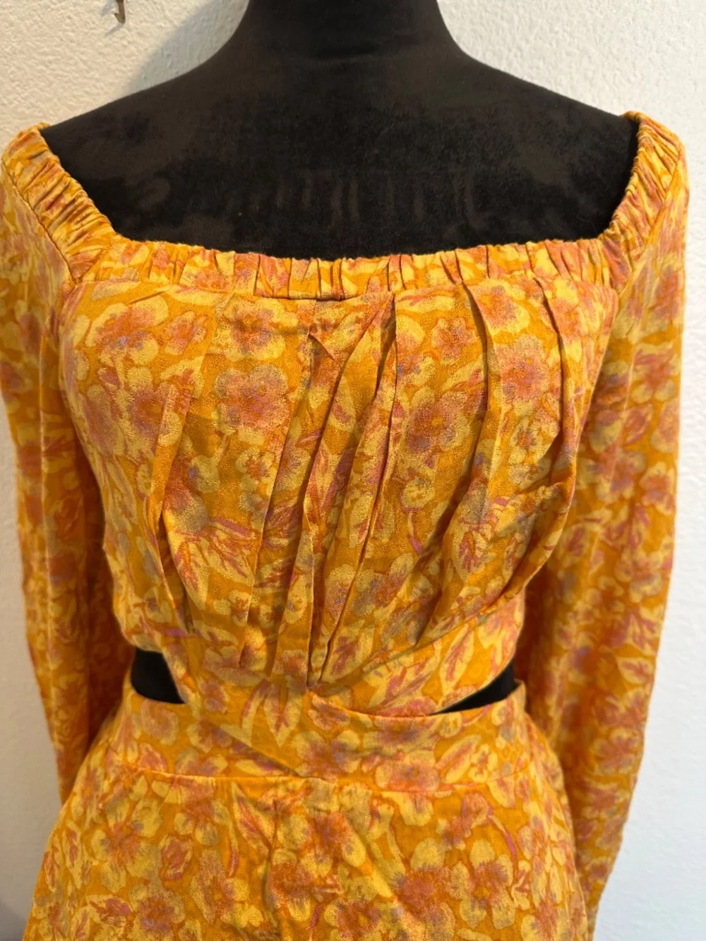 Free People Janel Printed Mini Dress. NWOT.